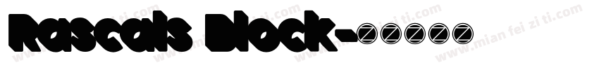 Rascals Block字体转换